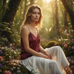 Women’s y2k Coquette Dark Pink‎ Rose Lace Trim Cami Size S Small Fairy Colorful